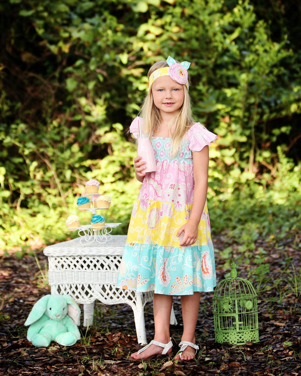 Girls Spring Dress - Girls Sun Dress - Summer Dress