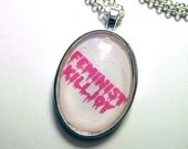 Feminist Killjoy Necklace - Pink