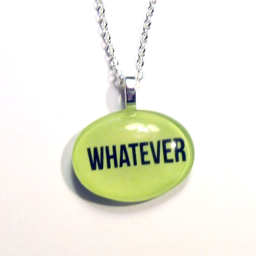 Whatever Necklace (green)