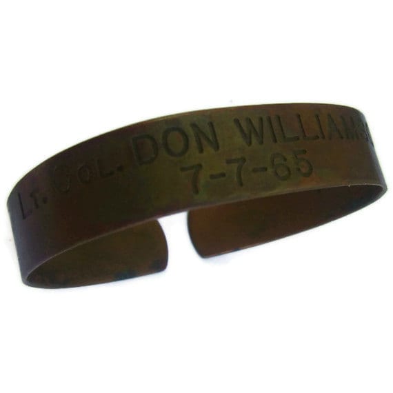   Bracelets on Vintage Pow Mia Bracelet Lt Col Don Williamson By Ichliebevintage