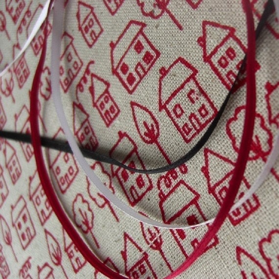 avenue - screenprinted fabric