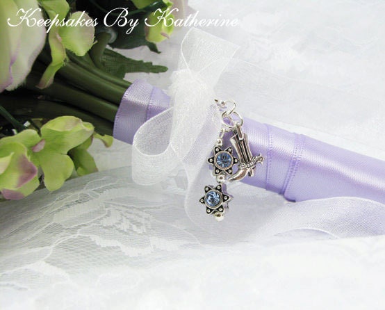 Western Wedding Bouquet Charm