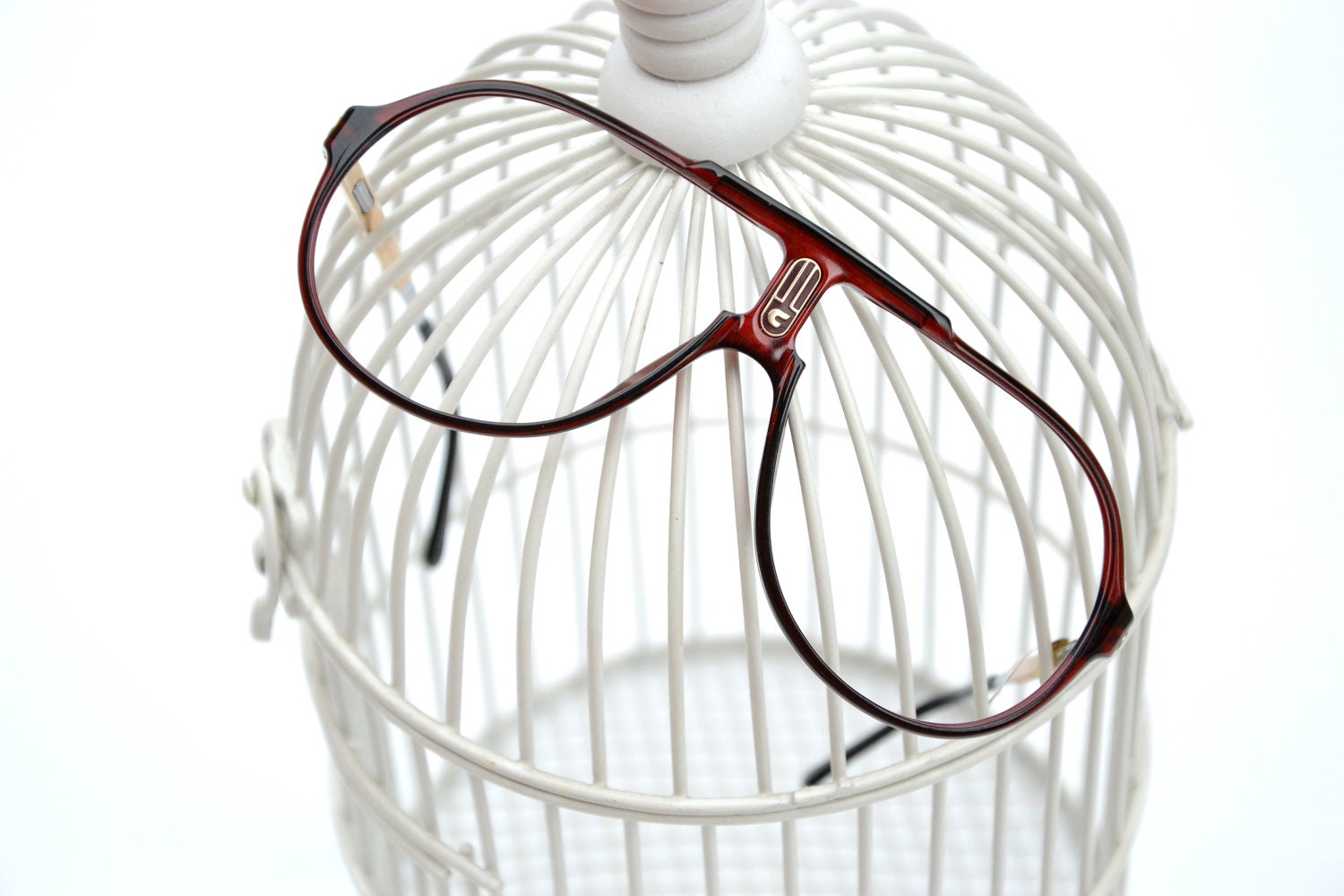 SALE 20% off - Vintage 60s-70s nos spectacles, CARRERA eyeglasses, optical frames, burgundy and gold