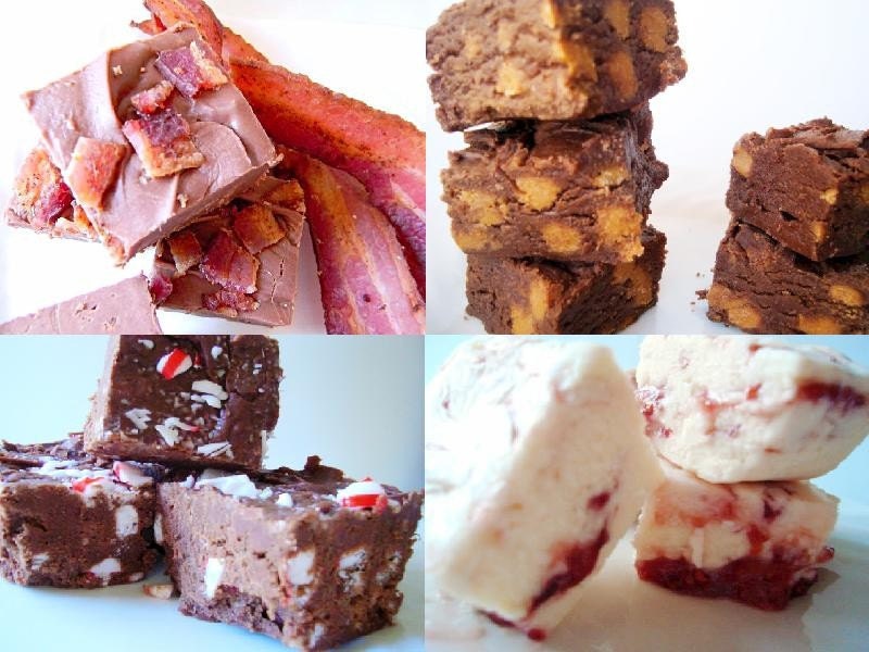 Julie's Fudge - It's A Dream SAMPLER Pack - 3 pieces each, 4 kinds - 1 Pound Total