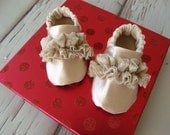 Baby Shoes, Gisella Gold - weepereas Baby Shoes, Gisella Gold - weepereas