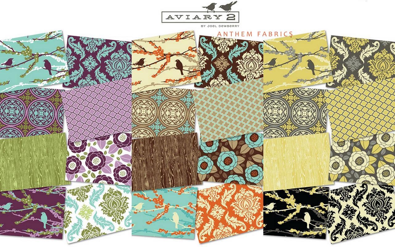 Aviary 2 by Joel Dewberry - Fat quarter set of 24, entire line
