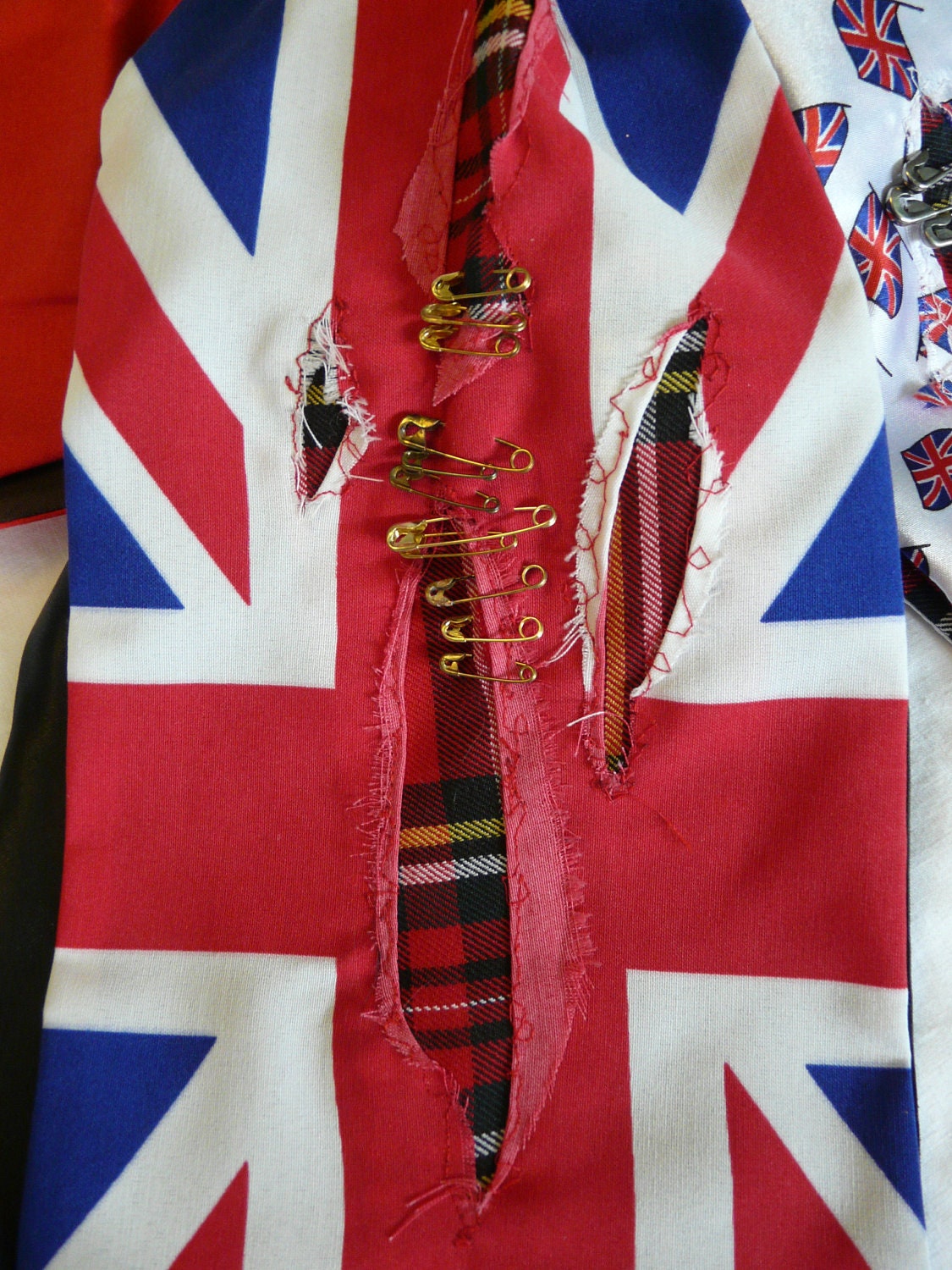 London Calling Again Cravat - Punked British Flag Cravat.