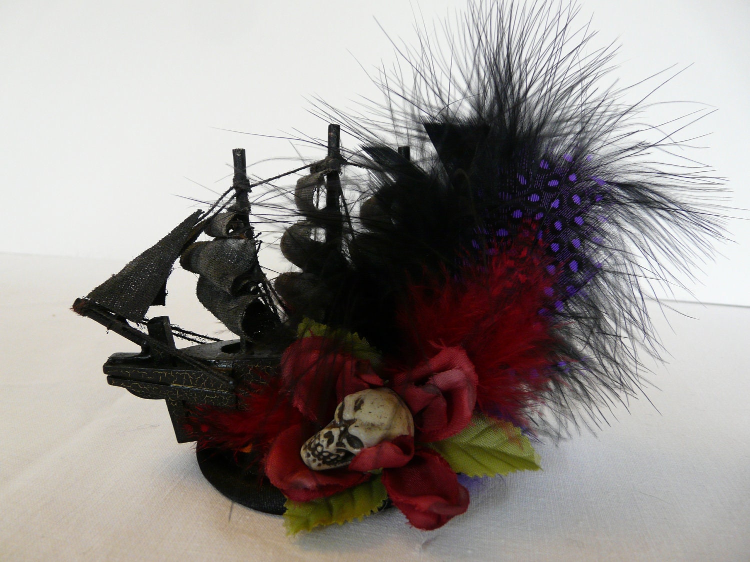 Small Galleon Fascinator - Hairpiece -Hat -Headpiece
