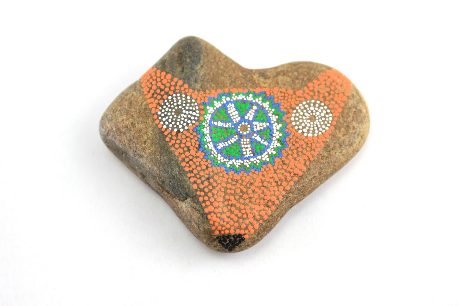Fox Totem / Alaska Series / Painted Stones by Amy Komar