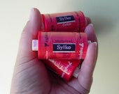Vintage Sylko thread - bright red - 500 metres.