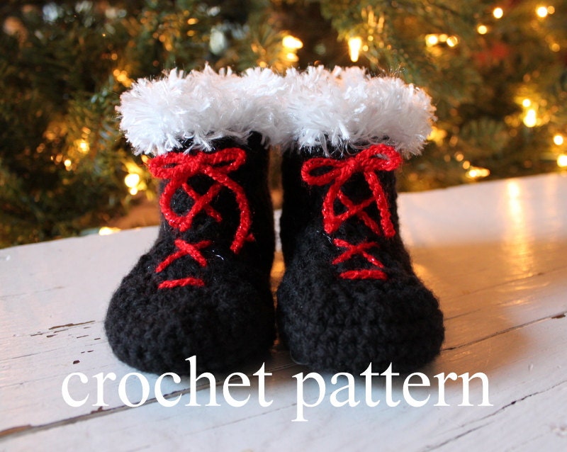 Crochet Baby Booties Pattern