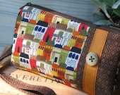 Tiny Town House Wristlet