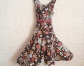 Wild floral swing dress