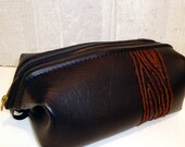 brown tree toiletry bag