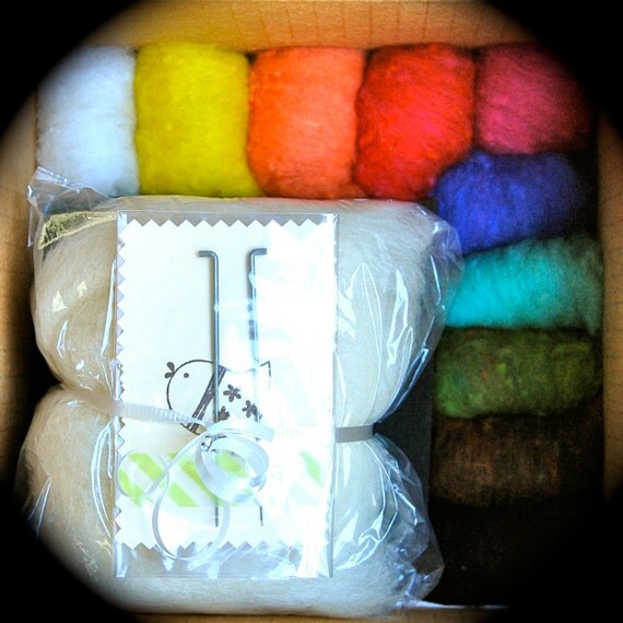 Fantastic Deluxe Needle Felting Starter Kit Make your own Felt Toys READY TO SHIP