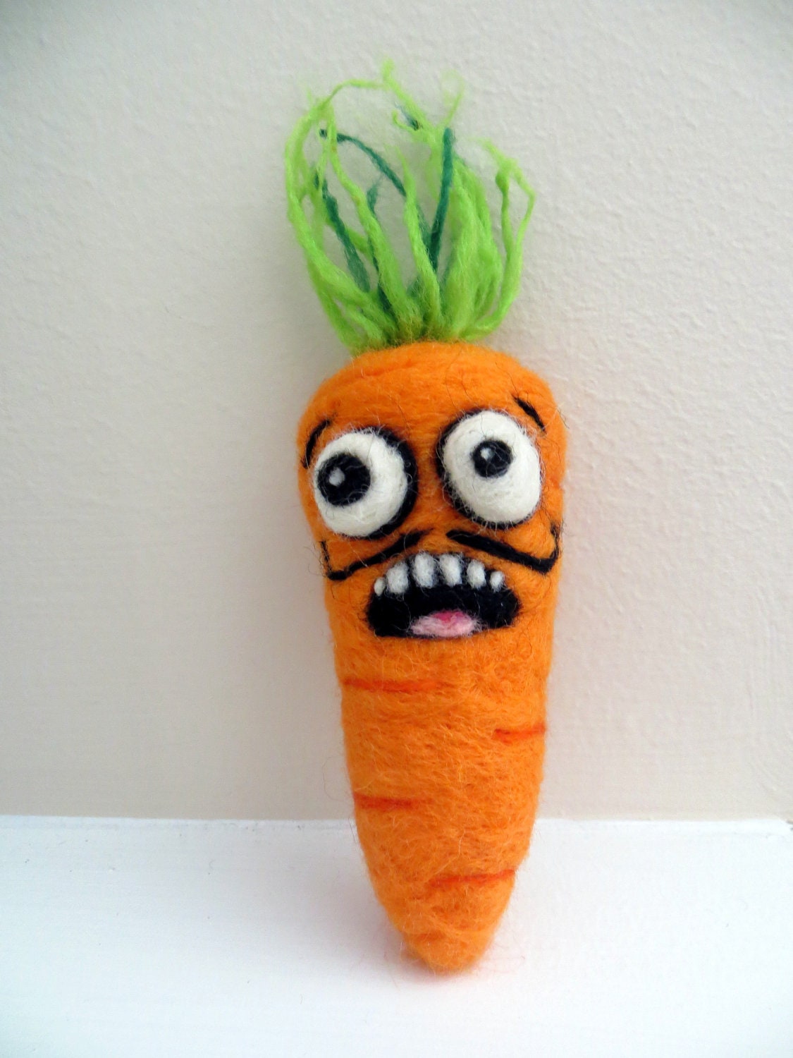 Needle Felted Carrot and a lot of Explanation...
