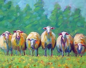Sheep - Sheep Art - Sheep Print - Giclee Print