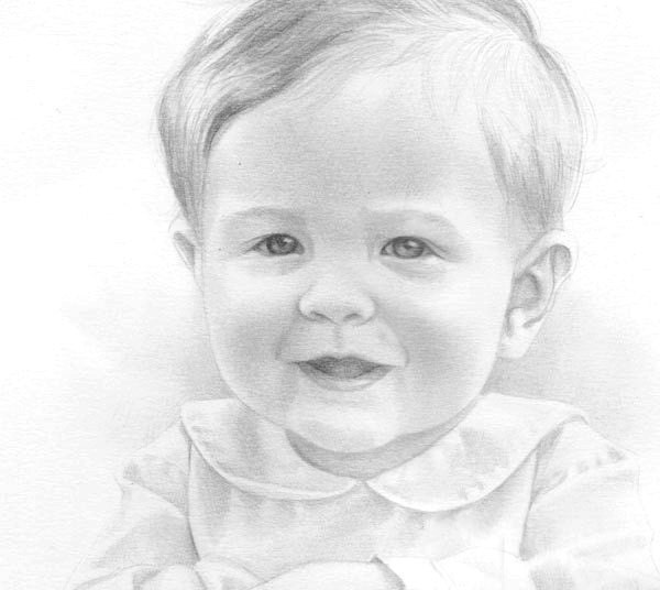 Custom pencil portrait - 16x20, one subject