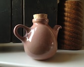Edith Heath Ceramics Miniature Teapot with Cork Pink 1950's Vintage Lovely Free Shipping. SALE