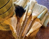 The Kitchen Witch Spring Cleaning Broom Set In Your Choice Of Rust, Black Or Mix