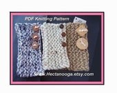 292, KNITTING or CROCHET Pattern.... Easiest  Knitted   Fingerless Gloves , Armwarmers in the World..... Make them any size,