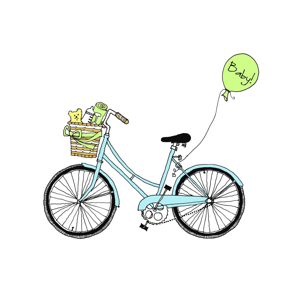 Baby Bike Baby Card