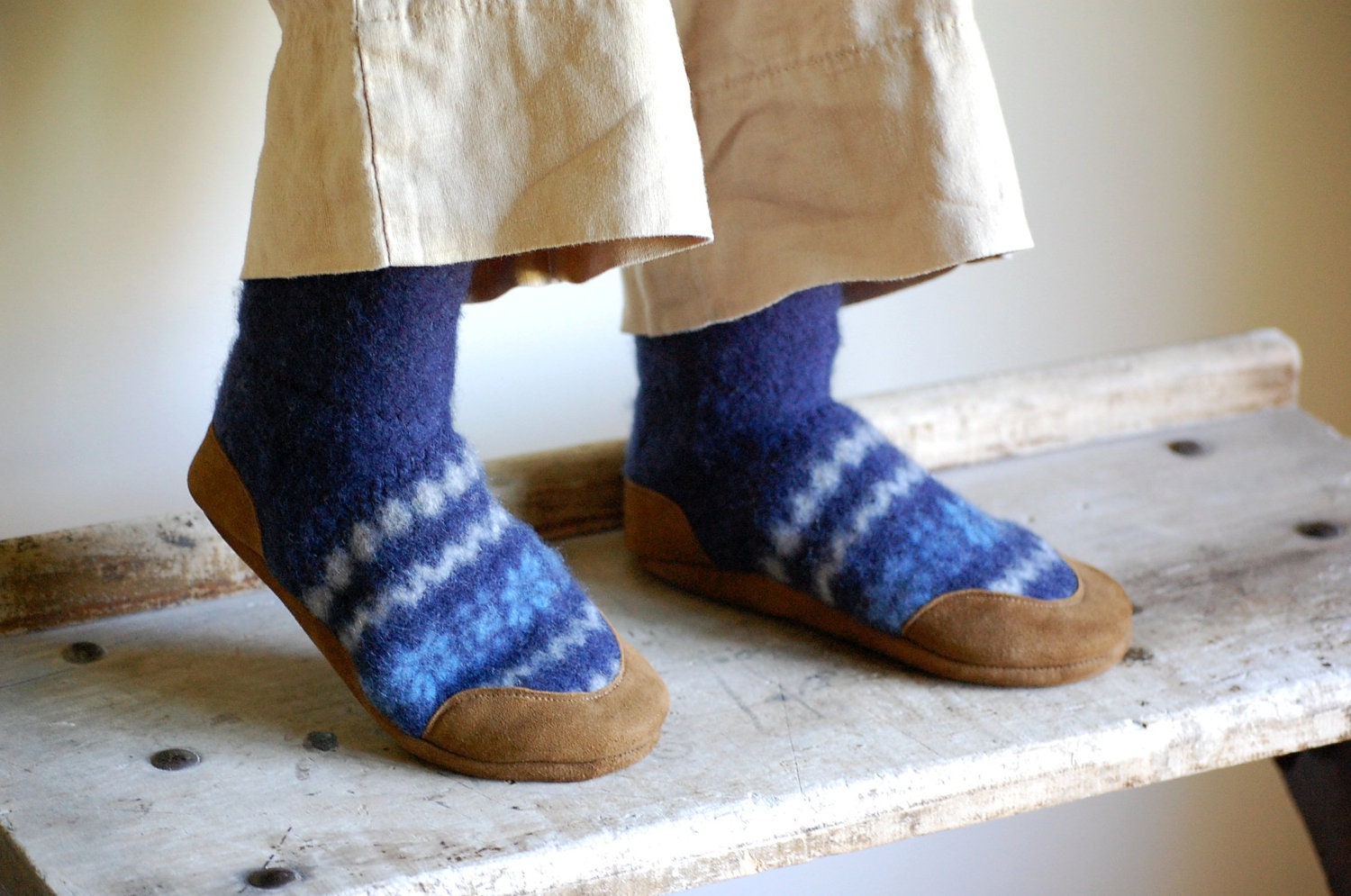 Kids Slipper Socks, Children Wool Shoes, Eco Friendly, size 11.5, Win Some