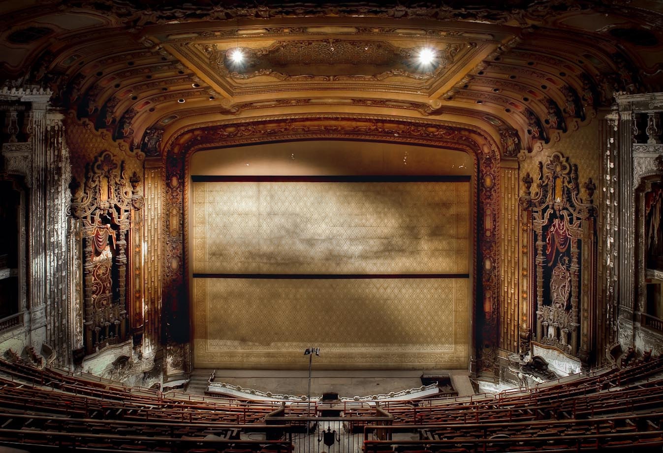 16x24 -Chicago Neglected Beauty, Fine Art, Architectural surreal color photography "Re-Focus"