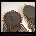 Reserved for Danielle- white earrings