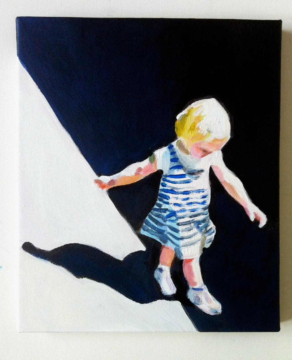 Sunshine girl / Original acrylic painting
