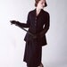 Vintage Edwardian Suit - Sophicated Edwardian Walking Suit in Navy Wool with Soutache and Button Detailing