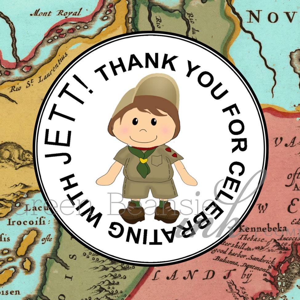 TRAVEL Printable Favor Tags