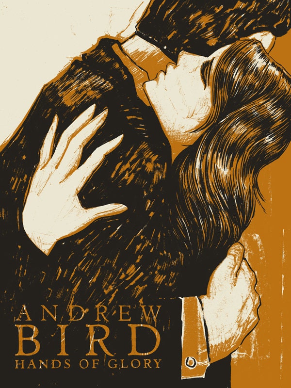 Andrew Bird Hands of Glory Tour Poster // 18x24