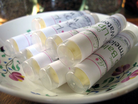 Watermelon Lipbalm pure natural shea and cocoa butters