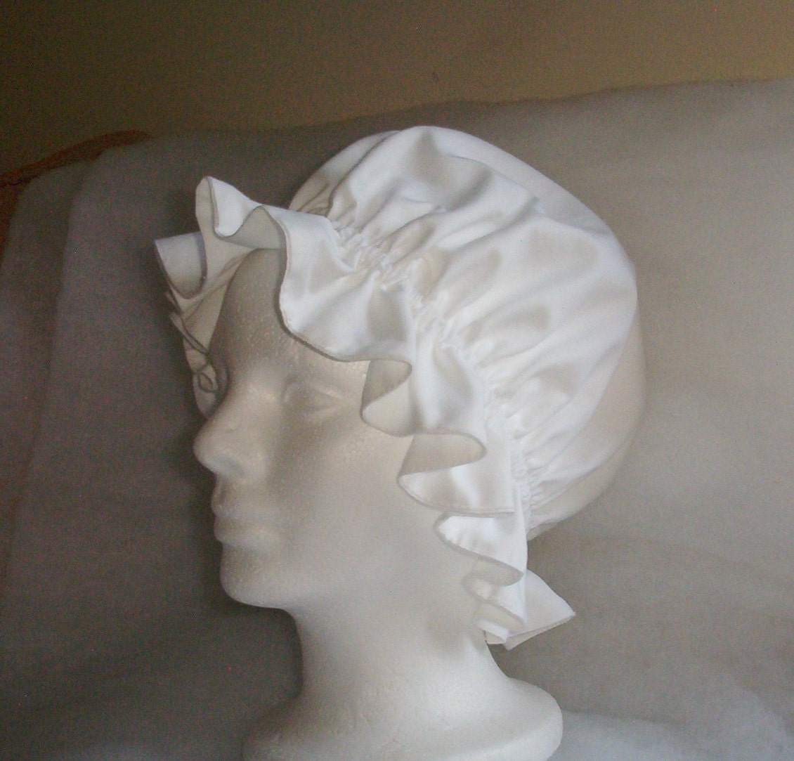 Mob Cap Sleep Cap Colonial Sun Bonnet Toddler to 8 years-old size