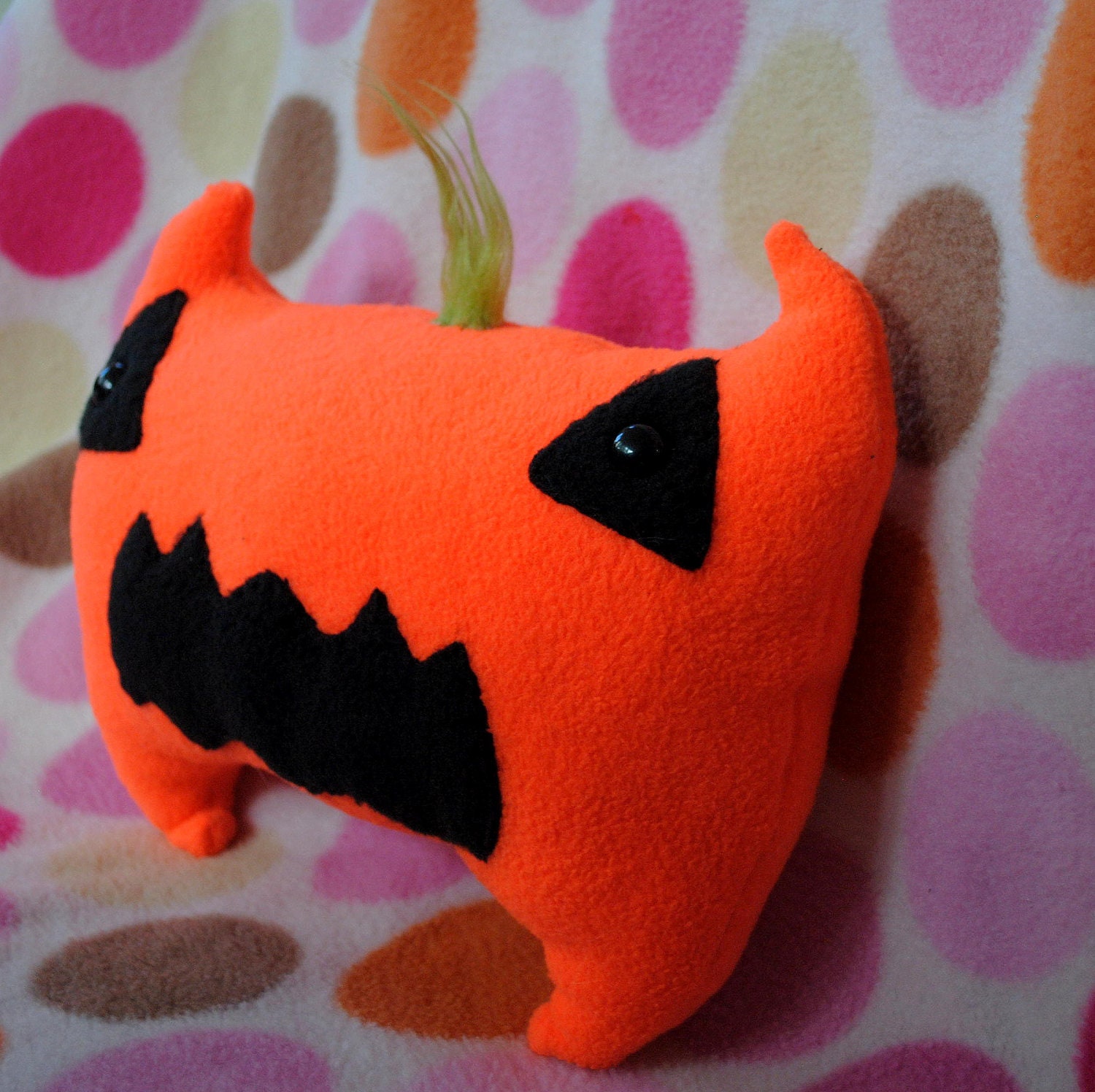 Pumpkin Monster - Plush Jack-O-Lantern Halloween Toy