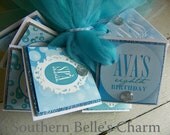 Spa Pinwheel Square Favor Tags...Set of 12 Tags Il_170x135