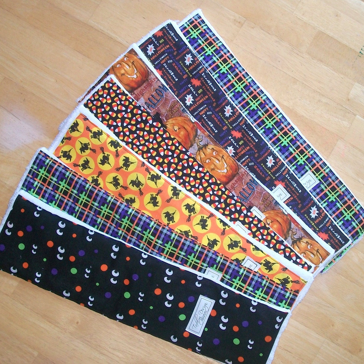 Halloween burp clothes, you pick 2, Order now to get first pick