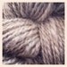 Mohair Merino Yarn - White Gray 200 yards