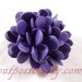Purple Petals Hair Clip - Polymer Clay Flower Barrette Free US shipping.
