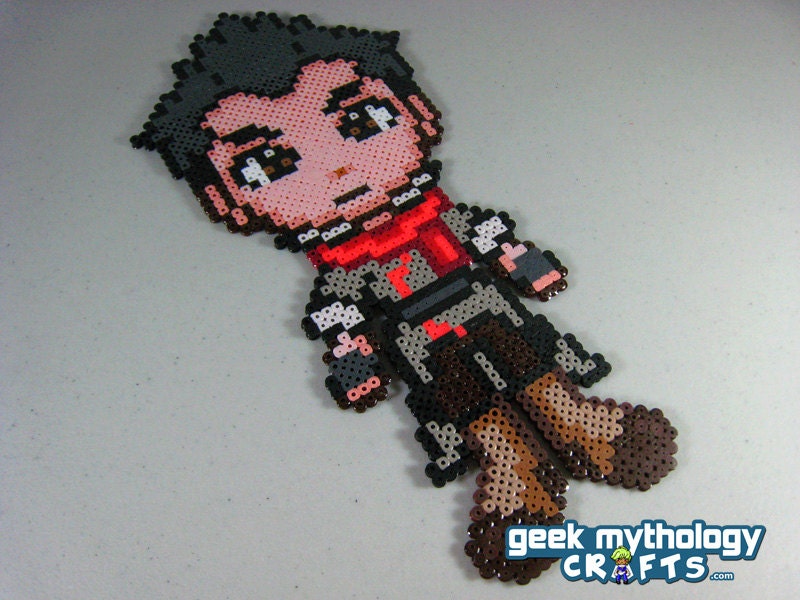 Mako - Legend of Korra Perler Bead Sprite Chibishou Pixel Art Decoration