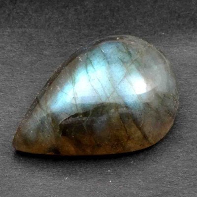 Labradorite Cabochon - Labradorite Cab - 19.5 Carat Natural Labradorite Gemstone - tear drop - pear - teardrop