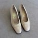 VTG Salvatore Ferragamo Pumps Low Heel Tan Women's Size 7 Shoes
