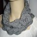 Beautiful Classy Soft Grey Cowl Neck Warmer Scarf Ready To Ship FREE SHIPPING
