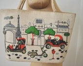 vintage Paris novelty handbag purse 1950's