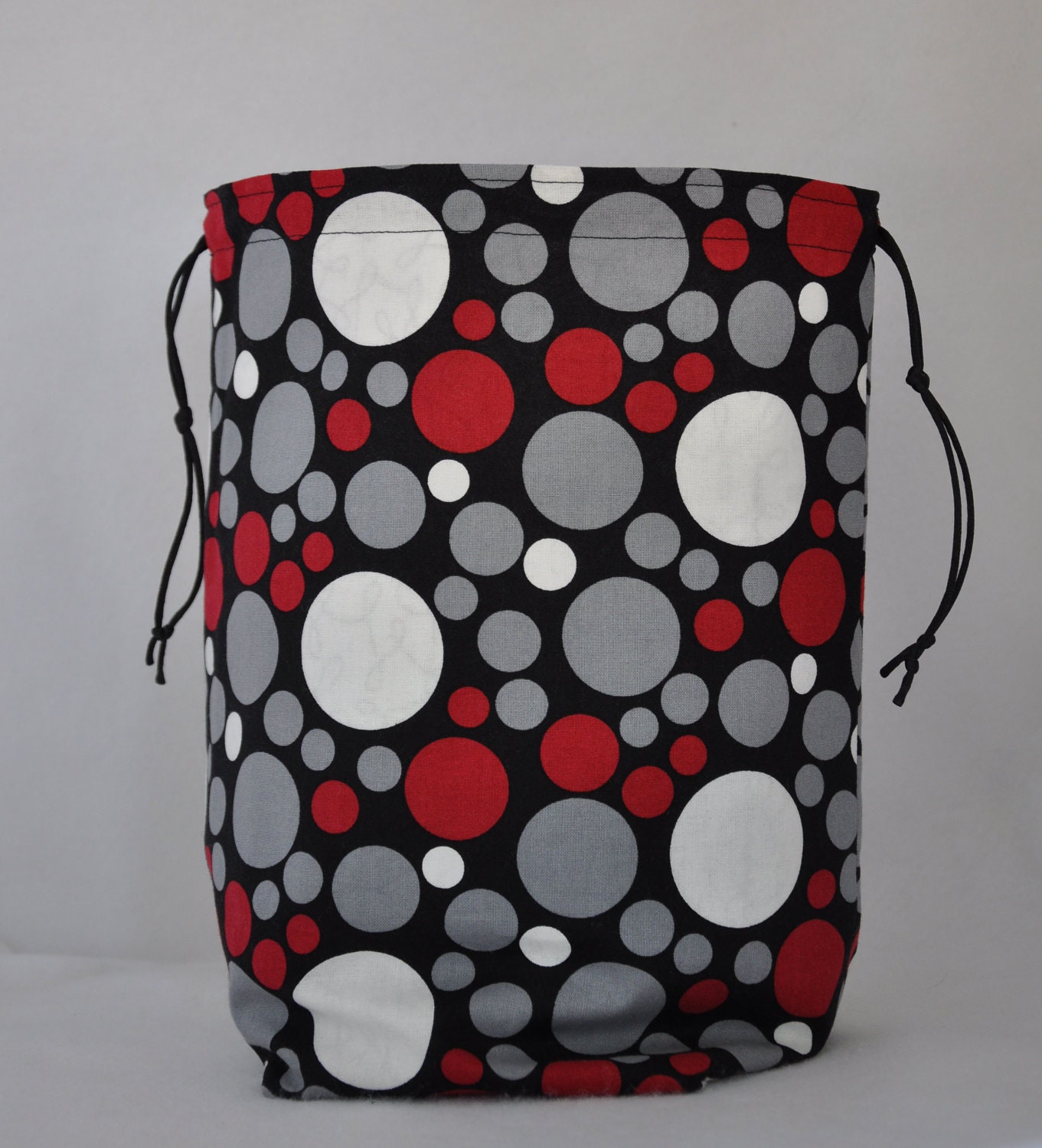 Project Bag Medium Circles on Black