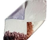 Sierra 4 - 43x43 Silk scarf - Digital printed - Hand stitched