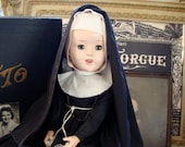 1950s Antique Composition Nun Doll