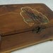 Vintage Canadian Mountie souvenir box from Kipawa, Quebec