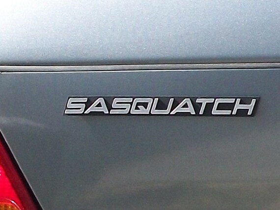 Sasquatch Custom Car Emblem by Empira on Etsy